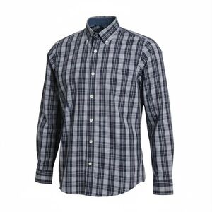 NWT IZOD Blue Plaid LS Shirt